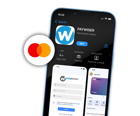 picture of Paywiser app on mobile